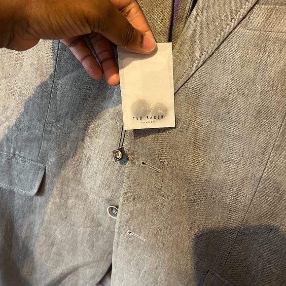 Ted baker London men’s linen brown size 3 blazer…. - Picture 3 of 8